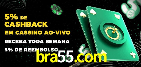 Promoções do cassino ao Vivo bra55.com